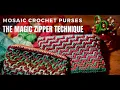 Mosaic Crochet Purse - Full Tutorial