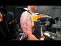 KOI FISH HALF SLEEVE TUTORIAL TATTOO JOURNEY - EPISODE 3
