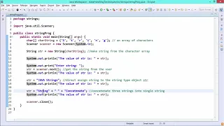 Java Essentials - Strings in java