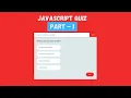 Build a quiz app by HTML CSS and JavaScript 2021 Part - 1 t Miss