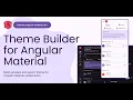 Modify Angular Material v18 themes with CSS Variables using Theme Builder