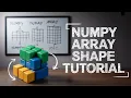 NumPy Array Shape tutorial in Hindi Part 86