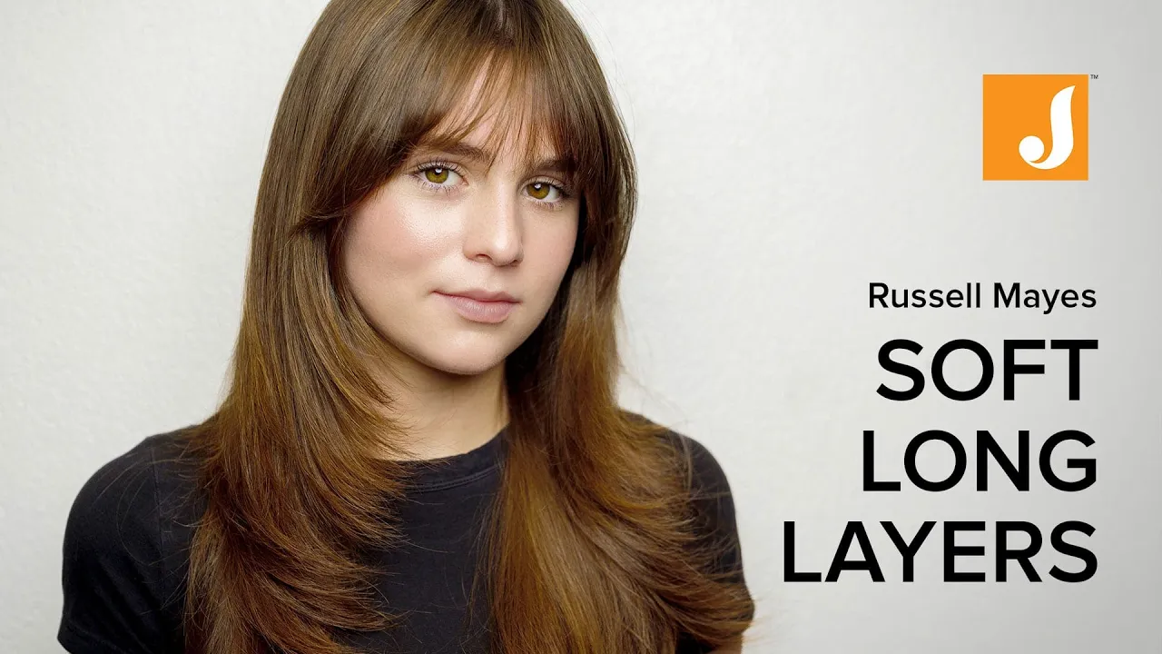 Soft Long Layering with a Razor and Scissors