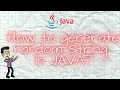 How to generate random String in JAVA