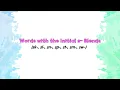 Words with the Initial s - Blends
