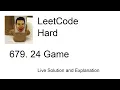 679 24 Game Leetcode Hard