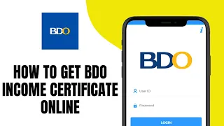how to get bdo bank statement online