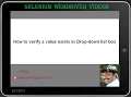 Selenium WebDriver s How to verify a value exists in the listbox