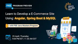 How To Build a Full-Stack E-Commerce WebSite Angular Spring Boot MySQL 2026 Simplilearn