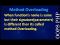 Part 10 PHP Class Object Tutorial in Hindi Function Overloading Acesoftech Academy