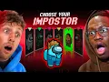 SIDEMEN AMONG US BUT THE IMPOSTOR CHOOSES THEIR TEAMMATE