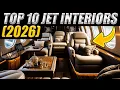 Top 10 Private Jets With Insane Custom Interiors in 2026