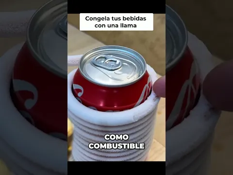 ¡Congela Bebidas con Fuego! Increíble Invento Casero Revelado #shorts