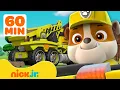 PAW Patrol Rubble s Mighty Construction Builds In Adventure Bay 1 Hour Compilation Nick Jr