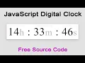 JavaScript Projects for Beginners with Source Code JavaScript Digital Clock With Seconds