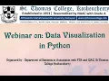 Webinar on Data Visualization in Python