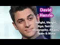 David Henrie Height Weight Age Family Net Worth and Girlfriend