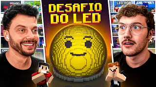 A Esfera de Las Vegas no Minecraft  - Desafio do LED #01
