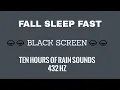Lagu Rain Sounds no Thunder Black Screen in 432 Hz for relaxing or sleeping