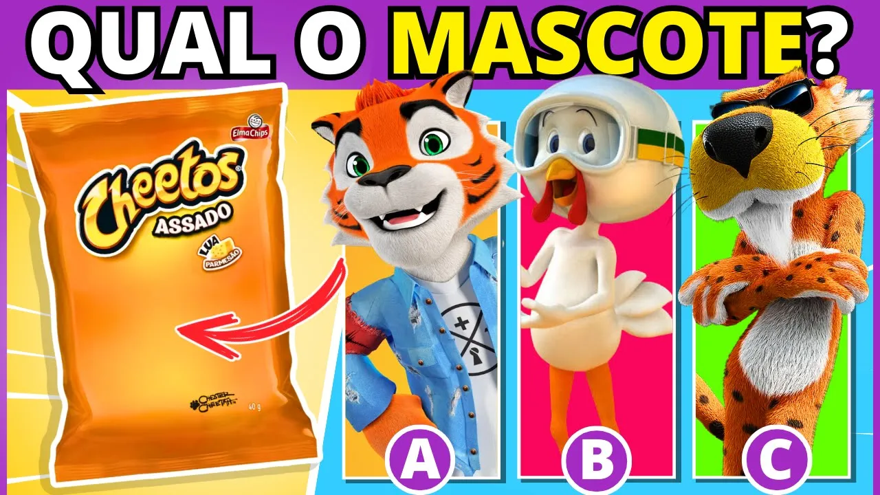 ???? Adivinhe os MASCOTES pelo PRODUTO | ???? Você sabe Qual o Mascote Correto? | #buuquiz #quiz