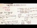 Concept of General and Principal Value of Logarithm of complex quantities