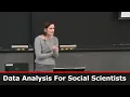 Lecture 01 Introduction to 14 310x Data Analysis for Social Scientists