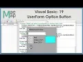 VB 19 UserForm Option Button