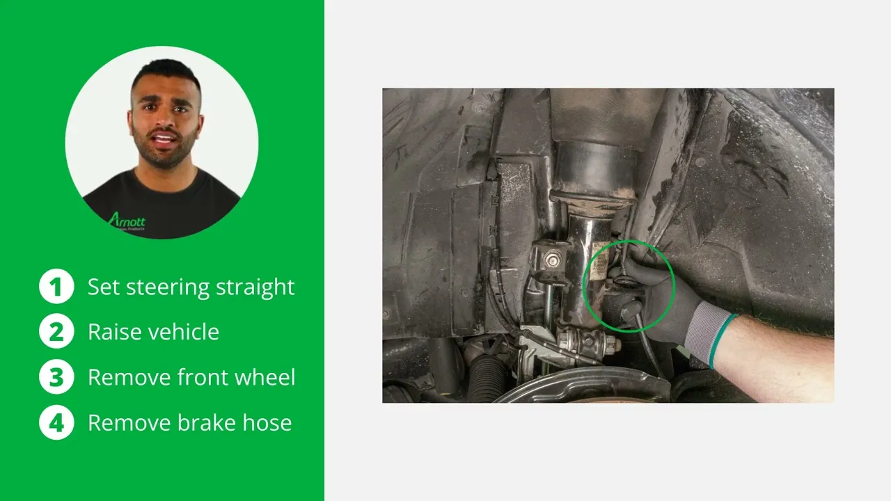 Arnott front air struts installation video for BMW X5 (E53)