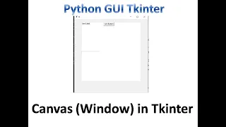 Canvas Insert Label TEXTbox Entry in tkinter Python Tkinter GUI Tutorial part38