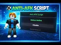 Roblox Anti-AFK Script - Updated Version 2026 No key