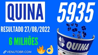 ???? Resultado Quina 5935