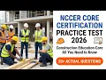 2026 NCCER Core Practice Test Master the Construction Education Standards and Pass Now