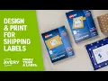 How to Design Print Shipping Labels with Avery Products