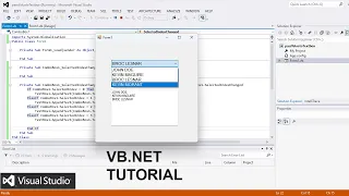 How to get a value from combobox to textbox Vb Net Tutorial