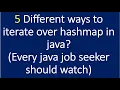 5 Different ways to iterate Hashmap in java