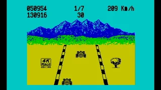 4K Race 128k 2004 Walkthrough Review ZX Spectrum  4K Race 128k 2004 Walkthrough Review ZX Spectrum