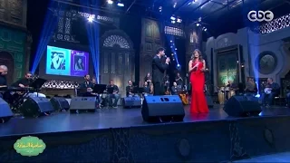 صاحبة السعادة دويتو محمد عباس وهايدى موسى أغنية بحبك باستمرار 