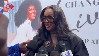 jackie appiah celebrates birthday at university of ghana renovates ict lab