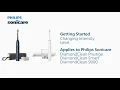 Getting Started Changing Intensity Level Philips Sonicare DiamondClean Series