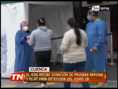 El IESS recibe donación de pruebas rápidas y PC-RT para detección del covid-19