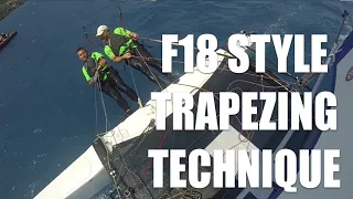 Catamaran Trapezing Technique!