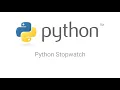 How to make a Stopwatch with Python Tkinter code in description