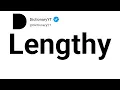 Lengthy Synonyms Thesaurus Similar Words