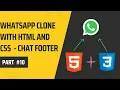 Whatsapp Clone Frontend With Html and Css - BePractical