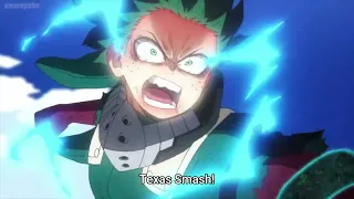 Deku Vs Tomura Shigaraki Deku Uses Texas Smash My Hero Academia Season 6 Episode 9 Full Scene 