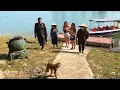 Tourists are delighted to see Monkey Kaka run out to welcome them