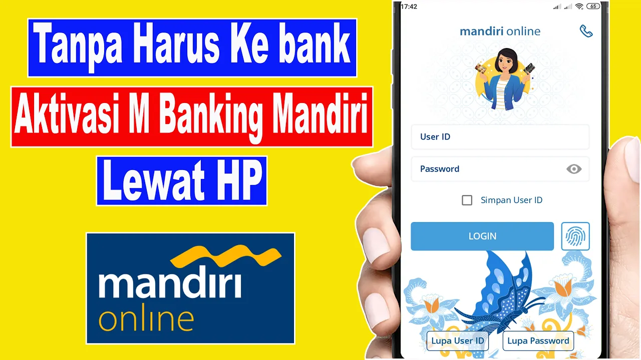 Cara Daftar Mobile Banking Mandiri Terbaru  🔥 Cara Registrasi E-Banking Mandiri Pakai HP