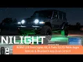 Nilight RGBW LED Rock Lights Kit 22-LED Wide Angle APP Remote Control Music Sync Underglow