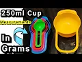 250ml Cups Measurements In Grams 250ml Measuring Cups Measurements In Grams