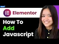 How to Add Javascript Elementor 2026 Step By Step